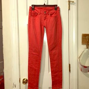 Juniors/Women’s Bright Orange Pants